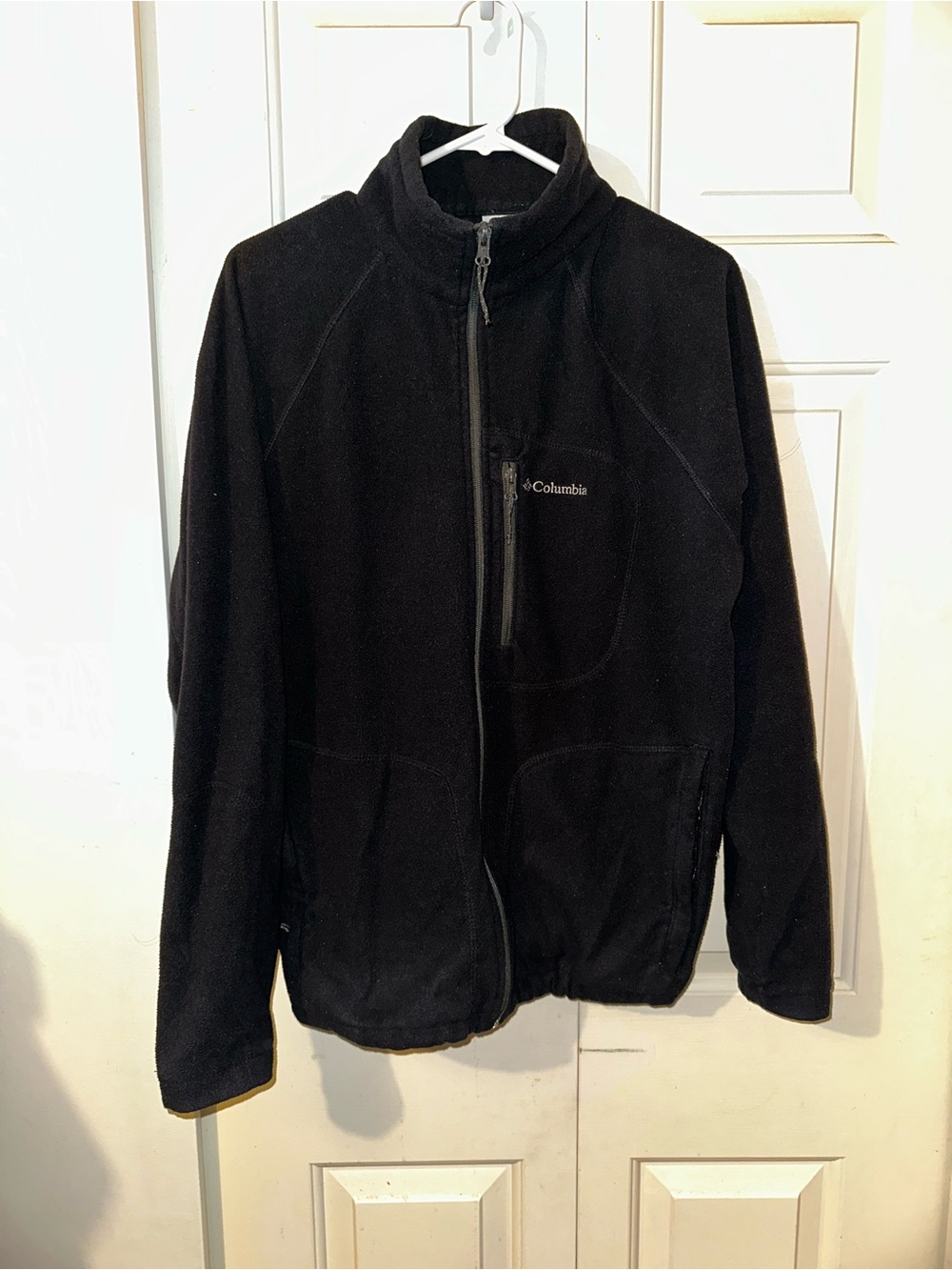 Columbia Men's Black Full-Zip Fleece Jacket